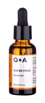 Q+A - Super Food Facial Oil, 30ml - восстанавливающее масло для лица
