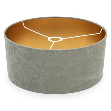 СОВРЕМЕННЫЙ ЗОЛОТОЙ ВЕЛЮРОВЫЙ абажур 44 см