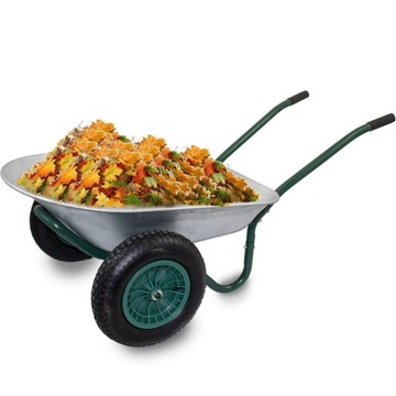 ДВУХКОЛЕСНАЯ ОЦИНКОВАННАЯ САДОВАЯ тачка 150КГ 100Л