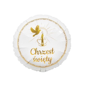 Balon foliowy Chrzest Święty2