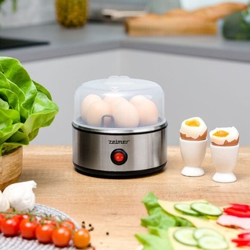 ZELMER Автоматическая яйцеварка ZEB 1010 на 7 яиц Мягкая, полутвердая, твердая