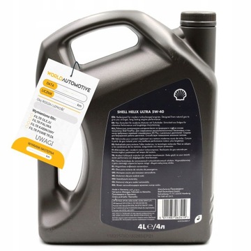 Shell Helix Ultra 5W-40 4L / 550073588 Produkcji 07/2025