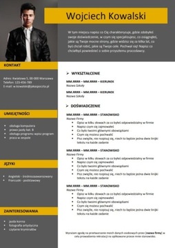 Edytowalny Szablon CV w MS Word 5/22/CV