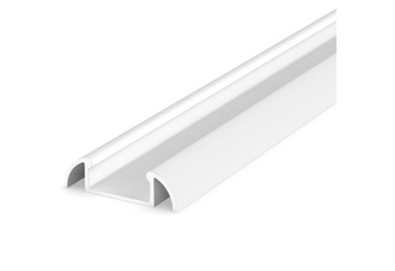 Zestaw profil LED nawierzchniowy biały 3m + klosz