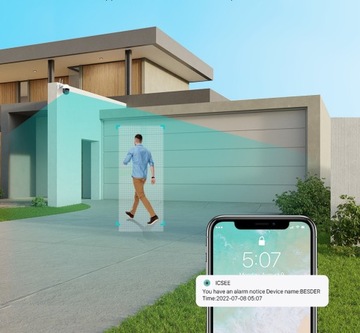 НАРУЖНАЯ ВРАЩАЮЩАЯСЯ WIFI IP-КАМЕРА 8MPX 8X ZOOM PL