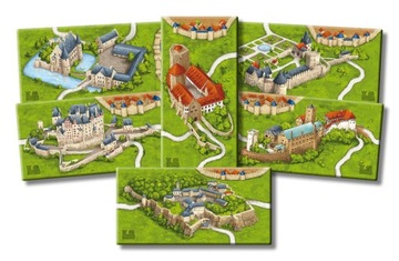 Carcassonne: Niemieckie Zamki/Burgen in Deutschland (druga edycja)