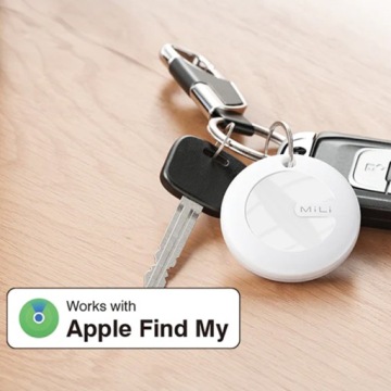 GPS-локатор MiLi MiTag + черный чехол также подходит для AirTag