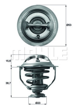 TX11795D MAHLE TERMOSTAT AUDI SEAT SKODA VW