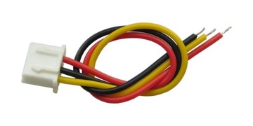 Wtyk 3PIN JST XHP-3 z przewodem 9cm AWG26 5szt.