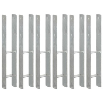 Якоря для стержней 6 ПК серебристого 9x6x60cm Сталь