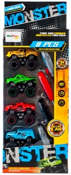 Гонка на 4 автомобиля с пусковыми установками