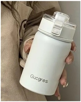 Mobilny termokubek bialy 400ml Gucgres