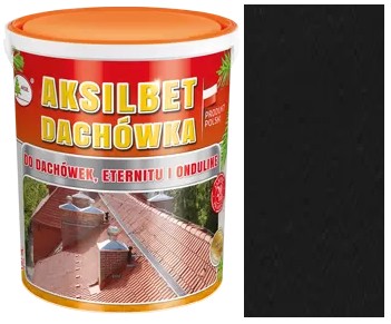 AKSILBET DACHÓWKA FARBA DO DACHU 1L CZARNY 9017