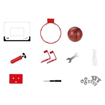 БАСКЕТБОЛЬНАЯ ДОСКА ДЛЯ ИГРЫ КОРЗИНА ЩИТ ОБОД СЕТКА МЯЧ