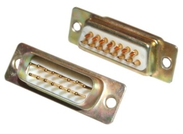 Wtyk D-Sub 15 pin (DB15)