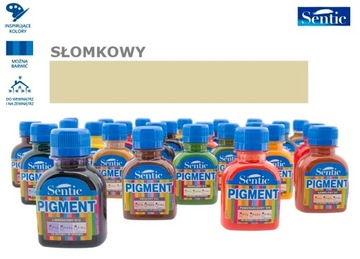 PIGMENT DO FARB EMALII EMULSJI 80 ml SŁOMKOWY