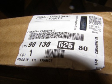 WYGŁUSZENIE DRZWI PEUGEOT CITROEN 9813862580