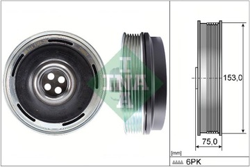 544 0169 10 KOLO ŘEMENICE KLIKOVÉ HŘÍDELE OJNICE BMW 2,0D