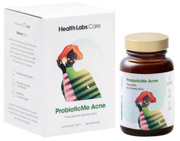 HealthLabs ProbioticMe Acne Probiotyk dla wsparcia zdrowej skóry 30 kapsuł