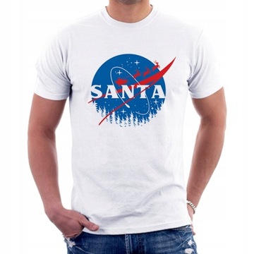 KOSZULKA NA MIKOŁAJA ŚWIĄTECZNY T-SHIRT SANTA |S