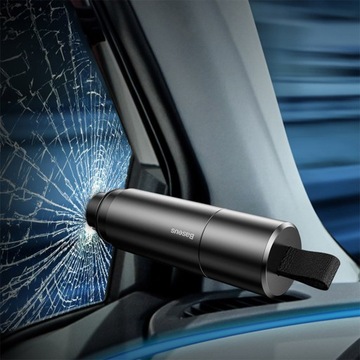 BASEUS 2в1 МОЛОТОК-НОЖ СТЕКЛООБЪЕМНИК АВТОМОБИЛЬНЫЙ РЕМЕНЬ БЕЗОПАСНОСТИ АВТОМОБИЛЬ