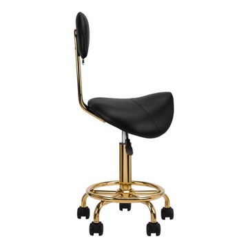 Taboret kosmetyczny Activeshop 6001G czarny