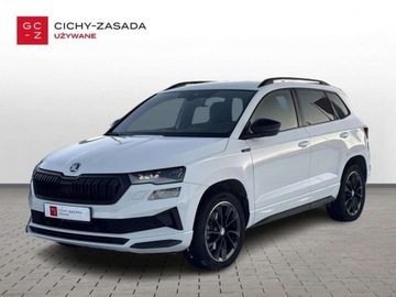 Skoda Karoq Crossover Facelifting 1.5 TSI ACT 150KM 2024 Skoda Karoq FV23LED Matrix Ambiente Hak Keyless Virtual ASO Rata od 1300