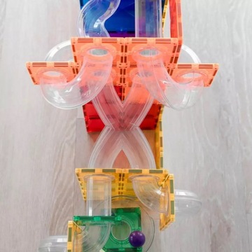 НАБОР РАСШИРЕНИЯ МАГНИТНЫХ БЛОКОВ CONNETIX BALL RUN 66 ШТ.