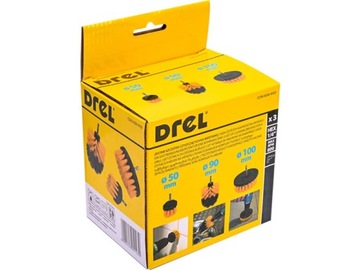 ЩЕТКИ ДЛЯ ЧИСТКИ ДЛЯ СВЕРЛ С ШЕСТИГР. 1/4 3 шт.