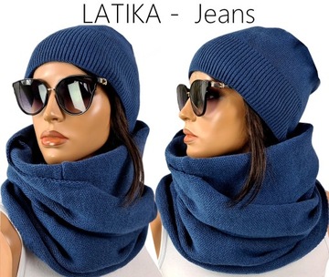 ПОЛЬСКИЙ КОМПЛЕКТ ШАПКА + БОЛЬШОЙ ТЕПЛЫЙ ДЫМОХОД # ЦВЕТА