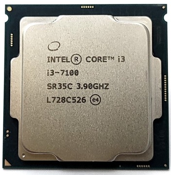 Процессор Intel Core i3-7100 2x 3,90ГГц, SR35C, s1151 + паста