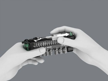 НАБОР НАСАДОК С ТРЕЩОТКОЙ 1/4'' 056490 WERA