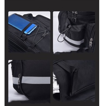 TORBA ROWEROWA POD SIODEŁKO KUFER POJEMNY 27L+ POKROWIEC