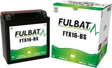 Akumulator FULBAT YTX16-BS (AGM, obsługowy, kwas w