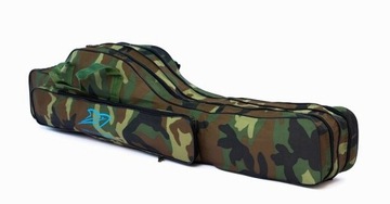 POKROWIEC WĘDKARSKI WODOODPORNY TORBA FUTERAŁ PLECAK WĘDKI 2 KOMOROWY 100cm