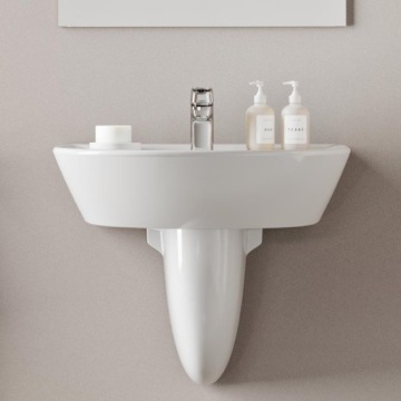 НАСТЕННАЯ РАКОВИНА 55x45 см + сифонный кран VALVEX