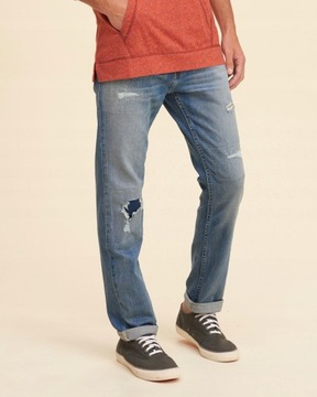 Jeansy ABERCROMBIE Hollister A&F Skinny 32/34