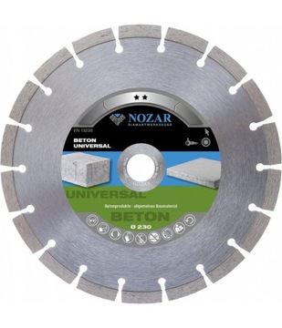 Tarcza Diamentowa Do Betonu Nozar 230MM PL6700009