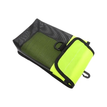 .Scuba Diving Storage Small Mesh Fluorescent Yellow