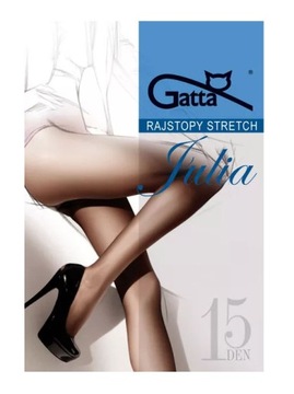 Rajstopy Gatta Julia stretch 15den visone 5 XL