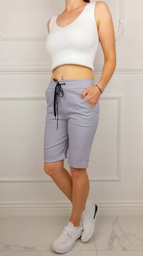 #DAMSKIE SPODENKI SZORTY GUMKA WIĄZANE LATO KOLORY