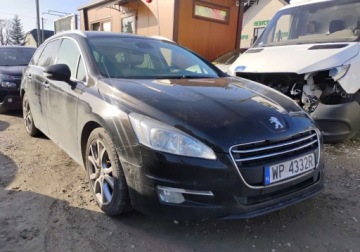 Peugeot 508 I 2012 Peugeot 508 2012r, 2.0 HDI. Lekko uszkodzony lewy przod. Jezdzi. 2.0