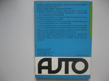 Opel Kadett E польское руководство по ремонту OPEL Kadett