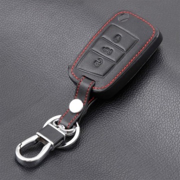 Кожаный чехол для ключа VW Golf 7 SEAT Ateca Leon SKODA Octavia