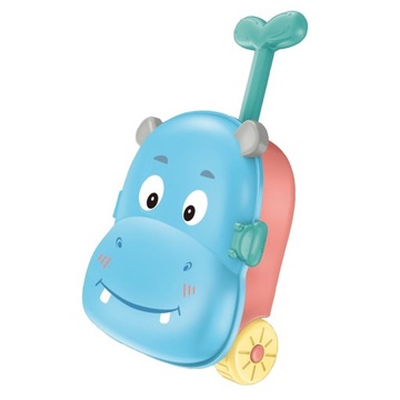 Zestaw do Piasku 3w1 Walizka Hipopotam Zabawka