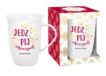 Elegancki Kubek, Prezent na Święta dla Mamy i Taty, Kobiety Dziewczyny Żony