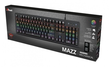 TRUST MAZZ игровая механическая USB-клавиатура с красными переключателями