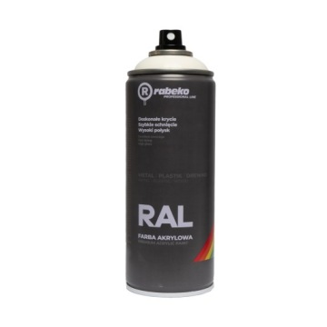 SPRAY farba Rabeko RAL 400ml BIAŁY mat RAL 9010