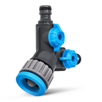 2-ХОДОВОЙ распределитель крана | Водяной шланг Cellfast с двойной резьбой 1 дюйм 3/4 дюйма