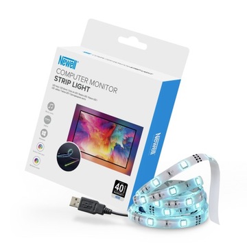 Taśma ambient RGB LED Newell do monitora 32